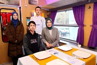 Afyon'da Vagon Kafe ve Glütensiz İşletme Açıldı