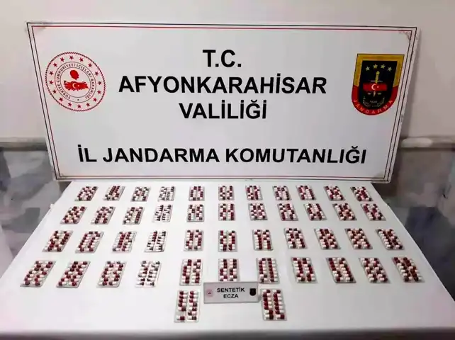 Afyon'da Uyuşturucu Operasyonu: 643 Hap Ele Geçti